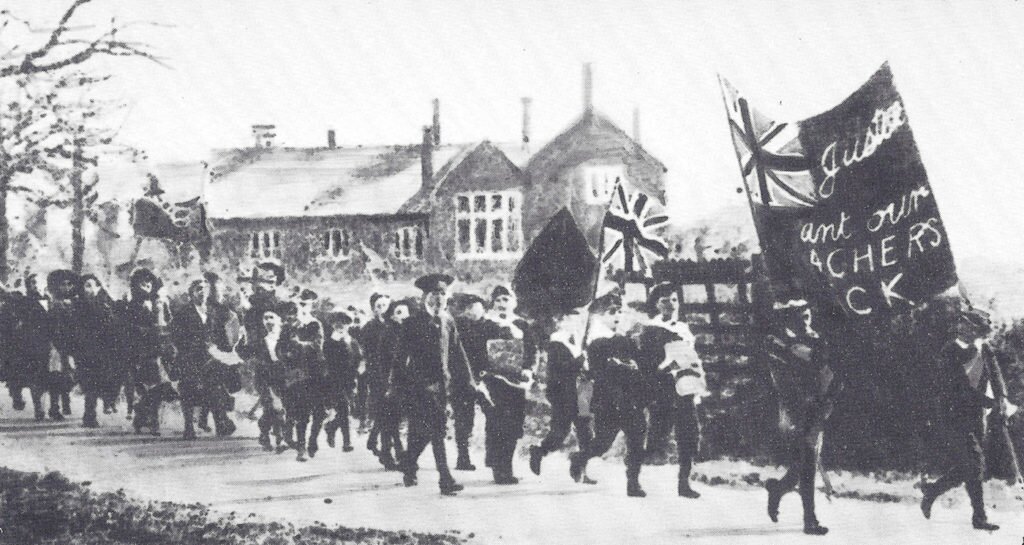 Children on Strike day April 1st 1914